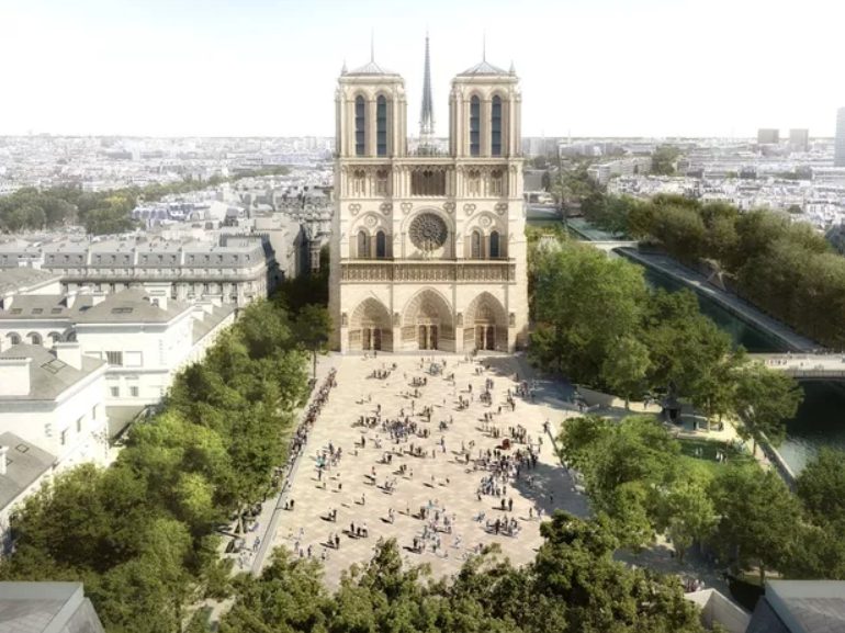 Notre Dame Cathedral will receive a new landscape design project; let’s see how it will be