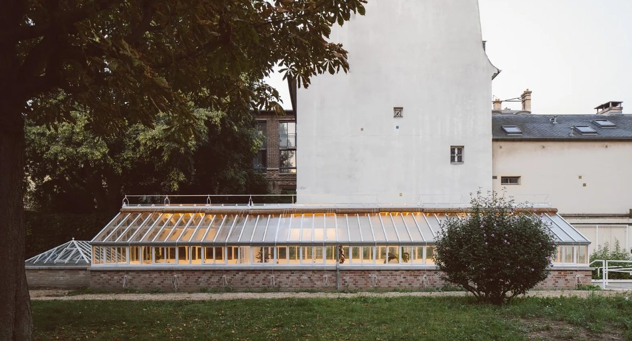 Hall for events in the building of the old greenhouse