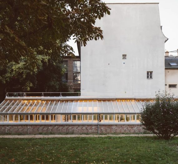 Hall for events in the building of the old greenhouse