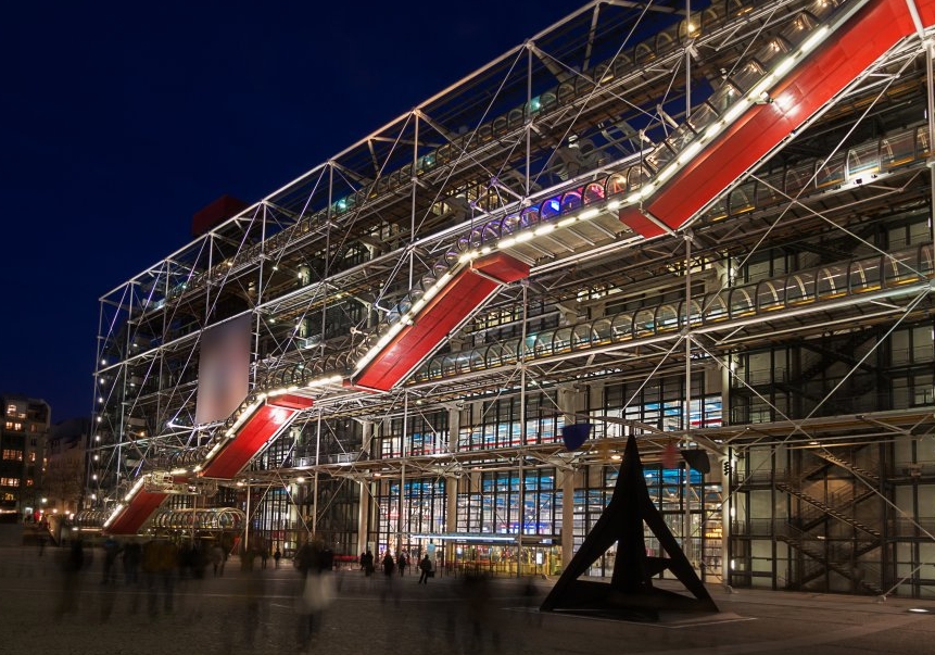 The Pompidou in Paris